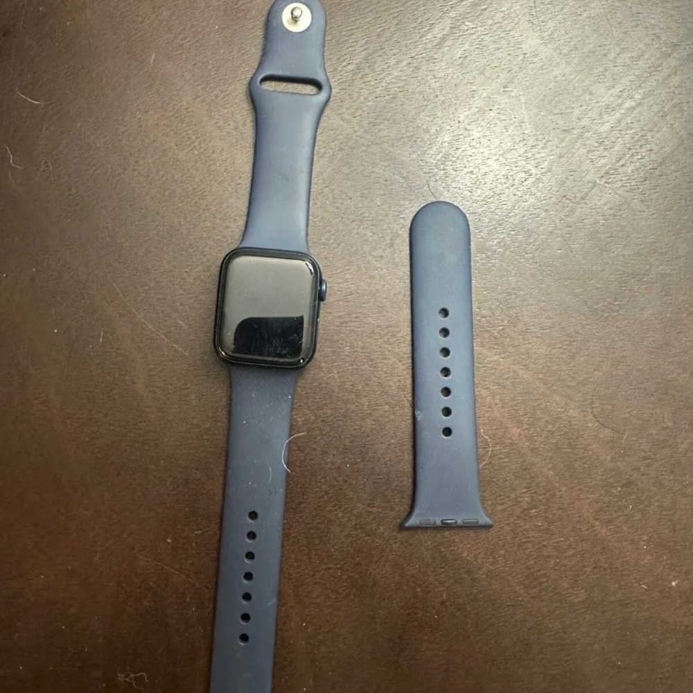 Apple Watch Series 6 40mm Blue Aluminum Case with Deep Navy Sport Band GPS LTE